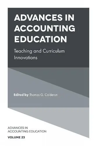 Advances in Accounting Education: Teaching and Curriculum Innovations Clearance