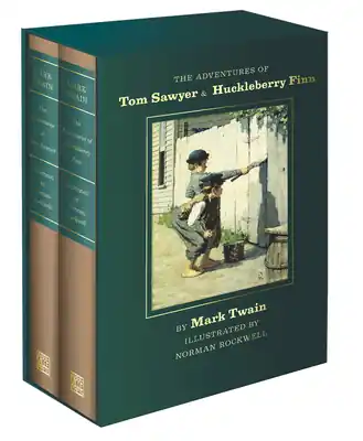 Get Yours The Adventures of Tom Sawyer and Huckleberry Finn: Norman Rockwell Collector's Edition (Abbeville Illustrated Classics) (Hardcover)