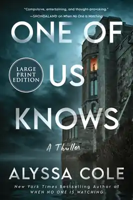 One of Us Knows: A Thriller (Large Print / Paperback) Hot Picks