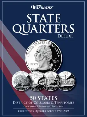 Warranty Included State Quarters 1999-2009 Deluxe Collector's Folder: District of Columbia and Territories, Philadelphia and Denver Mints (Warman's Collector Coin Folders) (Hardcover)