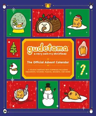 Gudetama: A Very Meh-rry Christmas: The Official Advent Calendar: A Holiday Keepsake with Surprises Including Ornaments, Stickers, Puzzles, Magnets, and More! (Calendar) Discount
