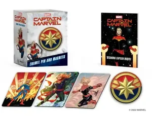 Secure Checkout Marvel: Captain Marvel Enamel Pin and Magnets (RP Minis) (Paperback)