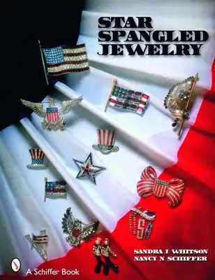 Star Spangled Jewelry (Schiffer Book) (Paperback) Same Day Shipping
