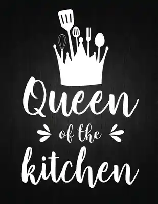 Queen of the kitchen: Recipe Notebook to Write In Favorite Recipes - Best Gift for your MOM - Cookbook For Writing Recipes - Recipes and Not (Paperback) Weekend Sale