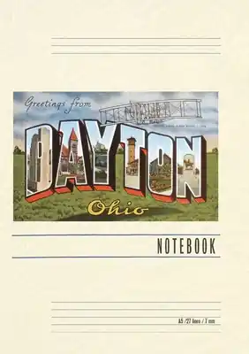 Vintage Lined Notebook Greetings from Dayton (Paperback) Price Cut