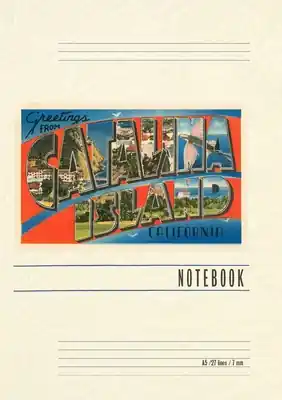 Exclusive Offer Vintage Lined Notebook Greetings from Catalina Island, California (Paperback)