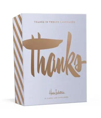 Limited Time Thanks in Twelve Languages: 12 Foil-Stamped Note Cards and Envelopes (Cards)