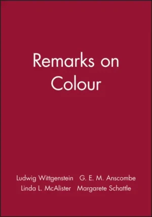 Remarks on Colour - Paperback Free Returns