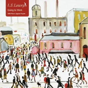 Adult Sustainable Jigsaw Puzzle L.S. Lowry: Going to Work - Jigsaw Luxury