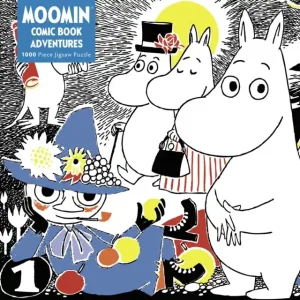 While Supplies Last Adult Sustainable Jigsaw Puzzle: Moomin: Comic Strip, Book One - Jigsaw