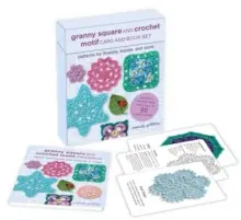Granny Square and Crochet Motif Card and Book Set: 50 cards and a 64-page book - Multiple-component retail product/part (s ) enclosed Premium