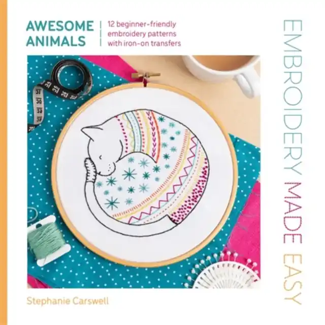 Direct From Manufacturer Embroidery Made Easy: Awesome Animals - Paperback