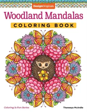 Woodland Mandalas Coloring Book - Paperback Cheap