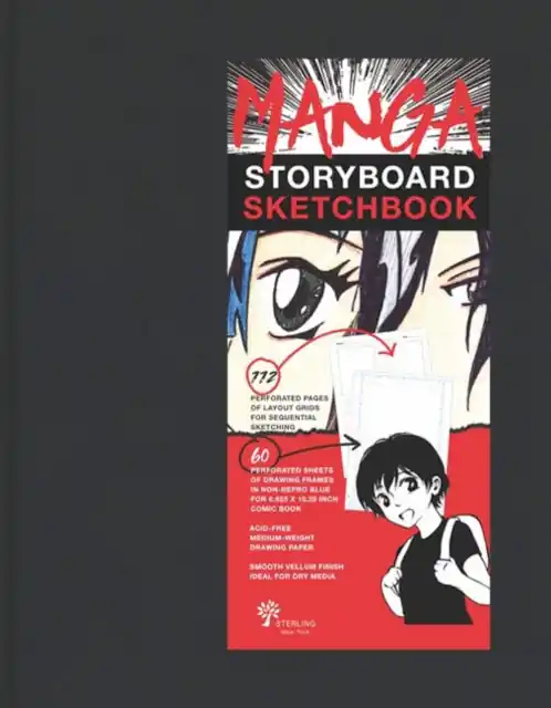 Top Pick Manga Storyboard Sketchbook - Hardback