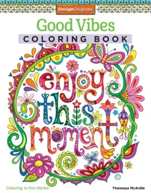 Good Vibes Coloring Book - Paperback Super Sale